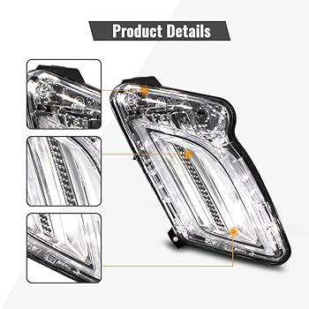 Amazon.com: CHELANGHU LED DRL Daytime Running Light Fit for